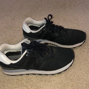 black new balance 574